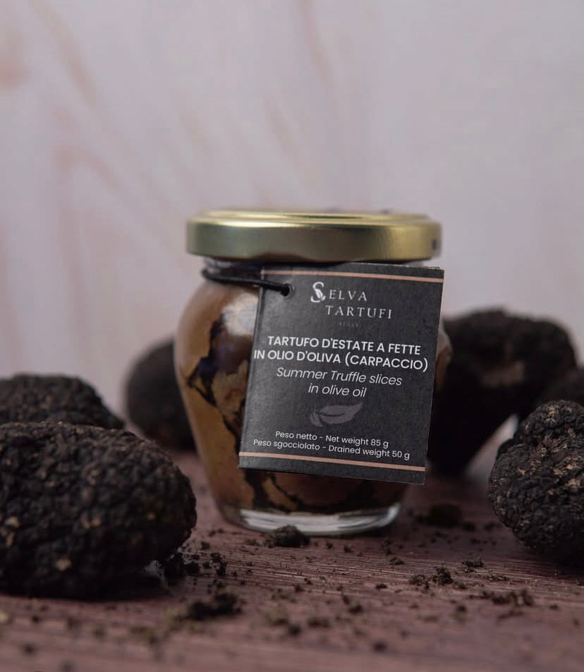 Summer Truffle slices in olive oil (CARPACCIO)